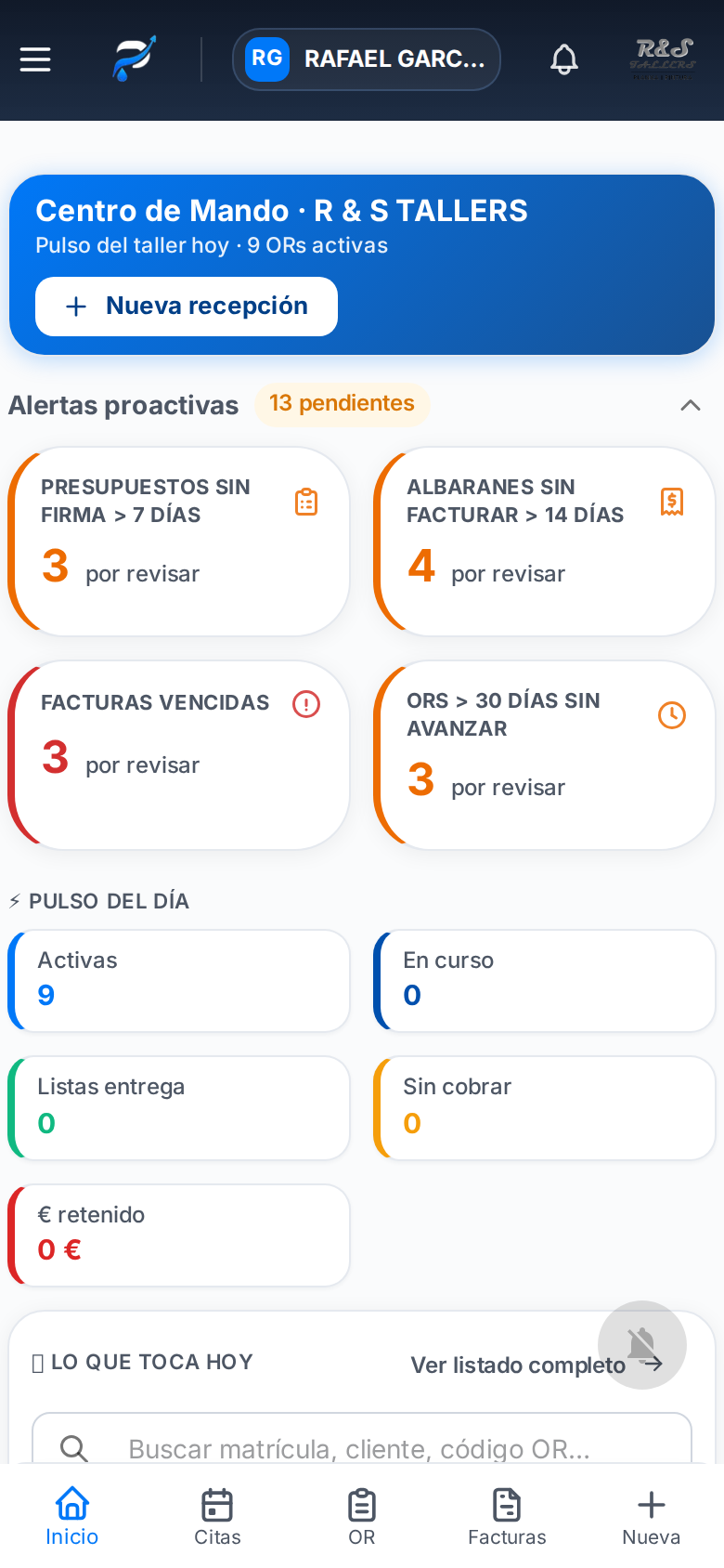 Admin también desde el móvil