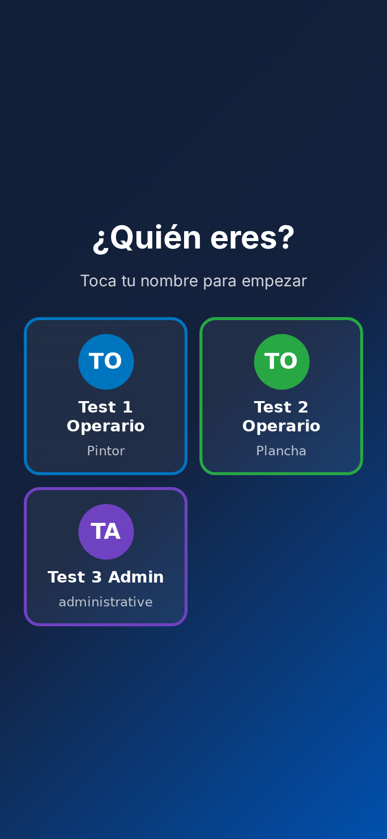 ¿Quién eres? · fichaje rápido